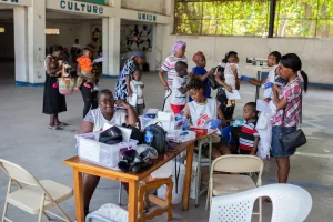 Clínicas Móviles de MSF en Bel Air. Primer control médico.