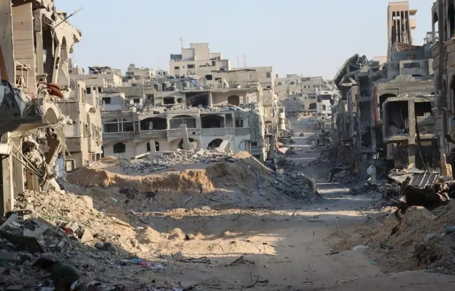 Vista del campo de Jabalia en la Franja de Gaza.