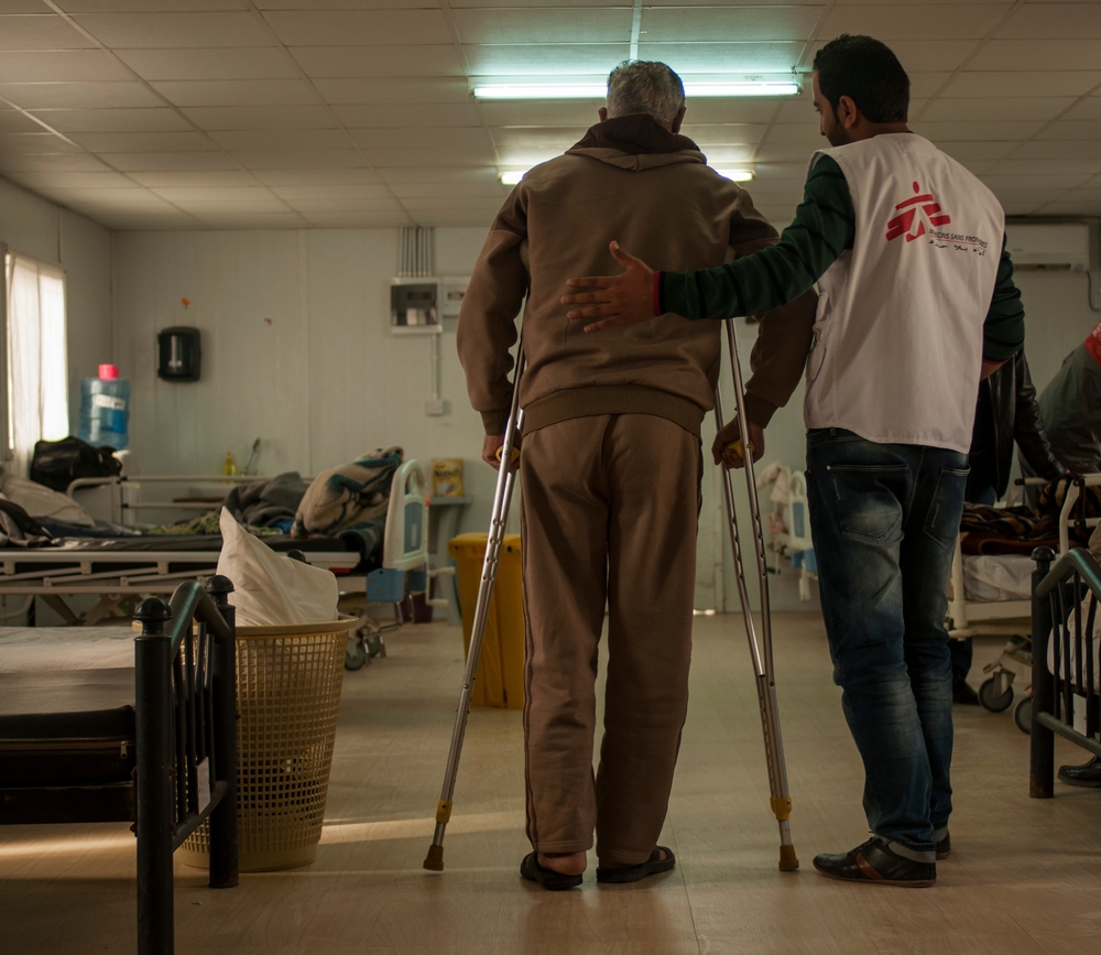 MSF Post-Operative Care Facility in Zaatari Camp