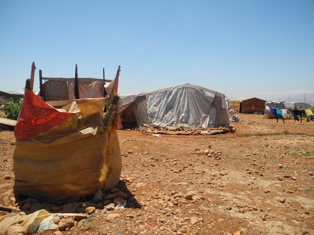 Syrian Refugees endure heatwave in Lebanon