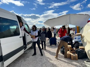 MSF realizó donaciones para apoyar a la población afectada por el terremoto en Turquía. © Igor Barbero / MSF