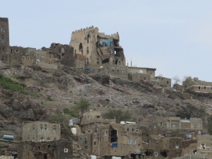 Destruction in Ad Dhale - Yemen