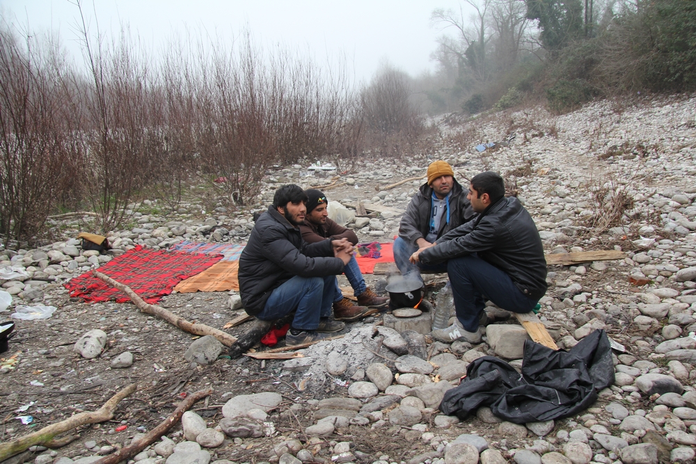 MSF Temporary Camp in Gorizia, Italy.
