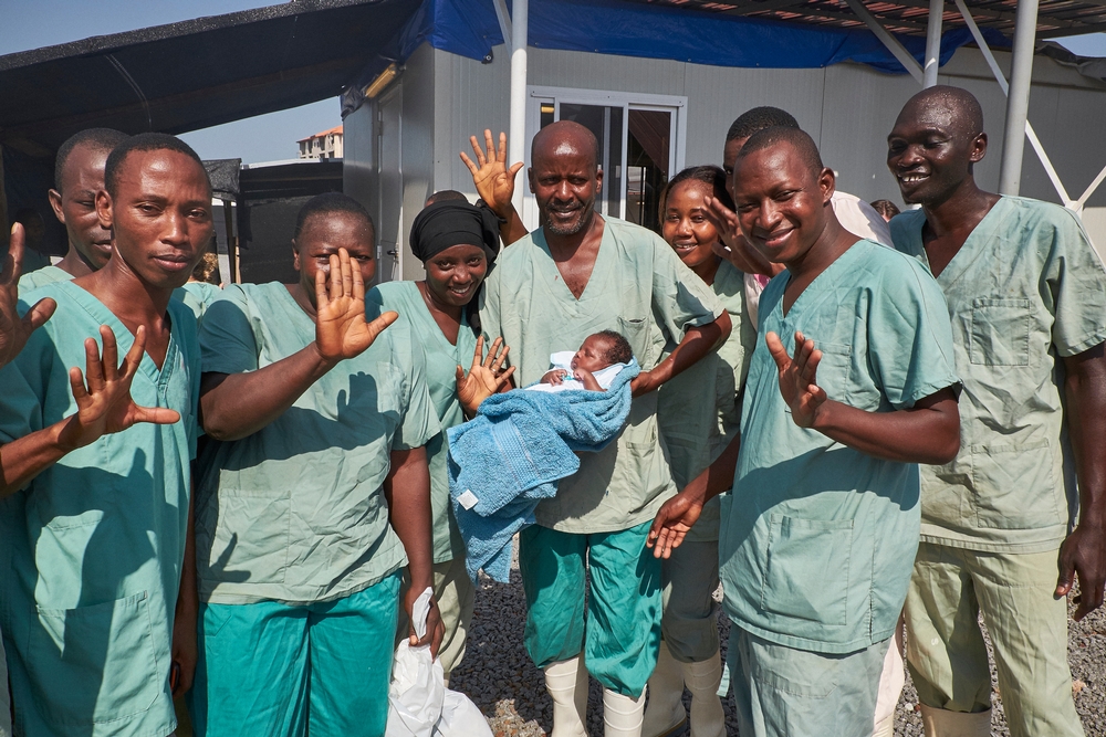 Baby Nubia Is Released From MSF Clinic in Conakry
