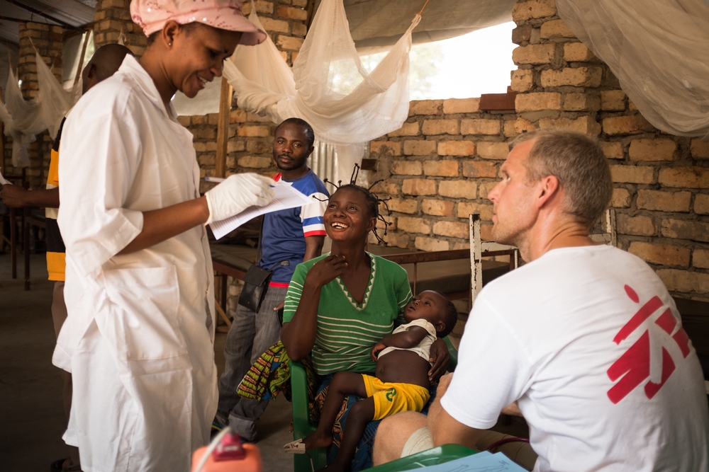 Measles Vaccination in Carnot, IDP camp, CAR