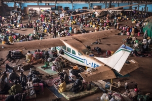 Mpoko airport IDP camp