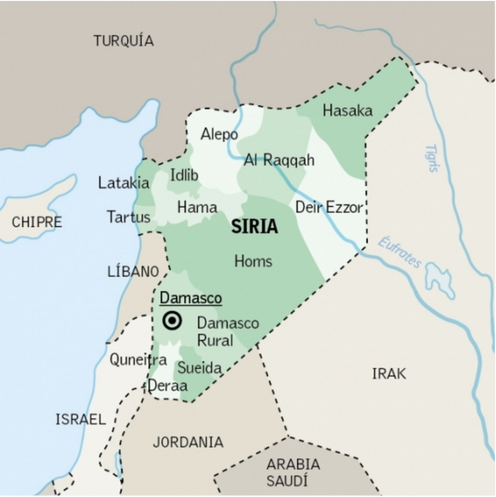 Siria mapa