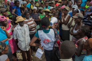 Aid Drops In Remote Areas Of Haiti