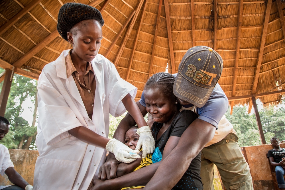 multi-antigenes vaccination campaign in CAR