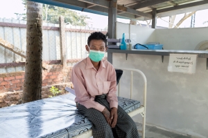 Insein clinic, for treatment for HIV, TB, and Hepatitis C in Yangon. By Alessandro Penso, Feb 2018.