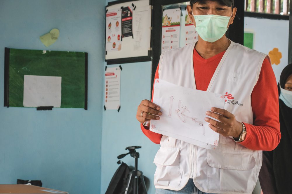 Trabajo de Médicos Sin Fronteras en Indonesia