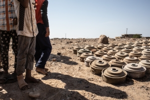 Landmines in Taiz and Hodeidah governorates