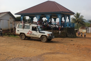 Measles vaccination campaign in Walikale