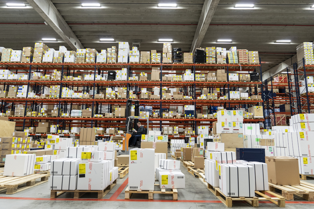 MSF OCB Supply warehouse in Brussels.