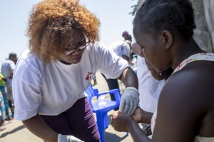 Mobile Clinics in Ponta Gea, Beira area.