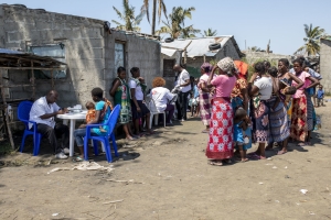 Mobile Clinics in Ponta Gea, Beira area.