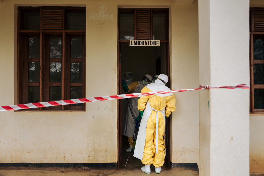 Decontamination activities in Kalunguta health zone, North Kivu province, DRC