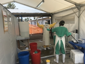 Ebola treatment center in Goma