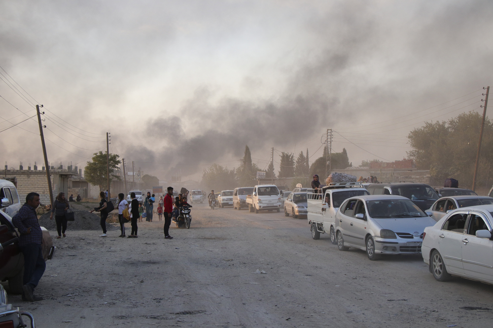 Emergency North East Syria: Civilians Fleeing Offensive Ras al-Ain