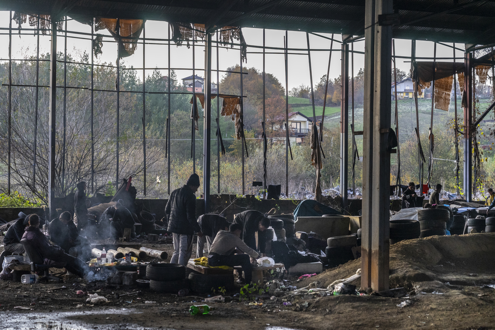 Thousands of migrants trapped ahead of Bosnian winter.