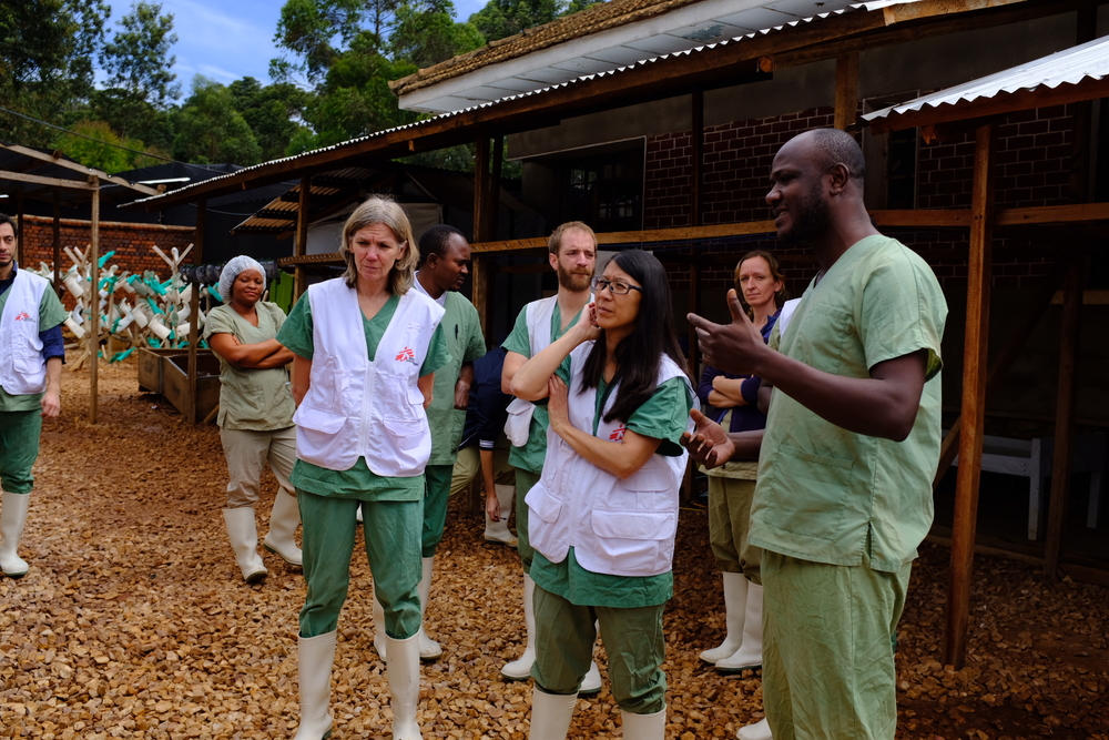 Joanne Liu visiting an ETC in Butembo, DR Congo