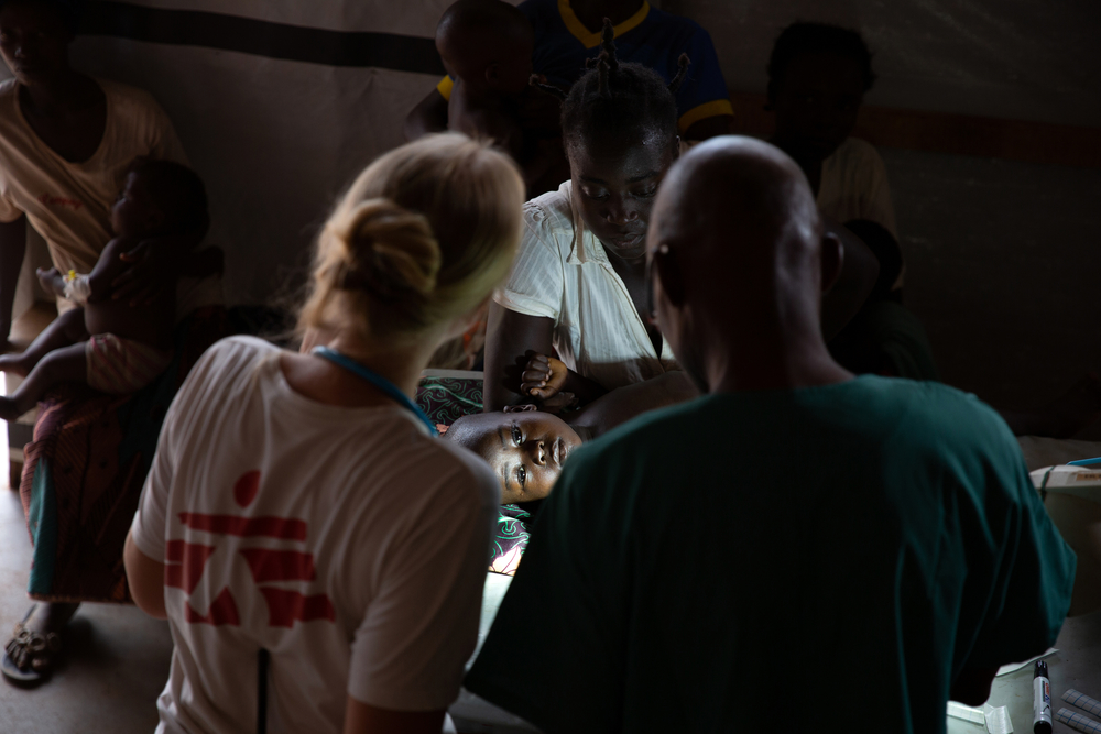 MSF Measles Intervention Bossangoa: Measles Hospital Ward