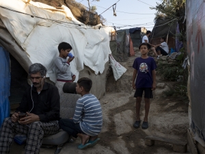 Yasin, 9 year-old boy in Moria