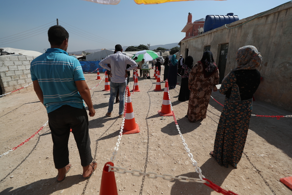 Surge in COVID-19 cases adds new challenges to the humanitarian response in north-west Syria