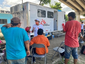 MSF teams providing care in Coatzacoalcos