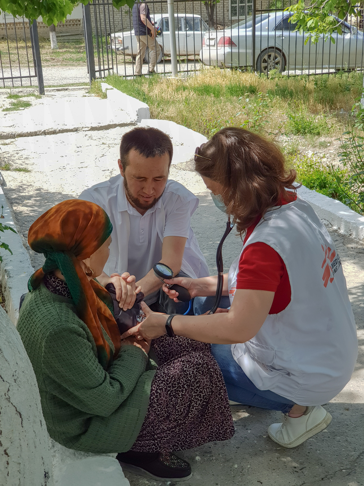 MSF mobile medical team in Batken region, Kyrgyzstan