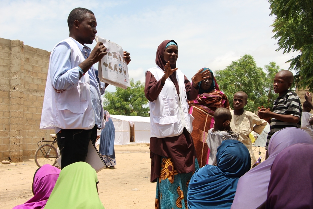 IDP camp in Maiduguri, Borno state