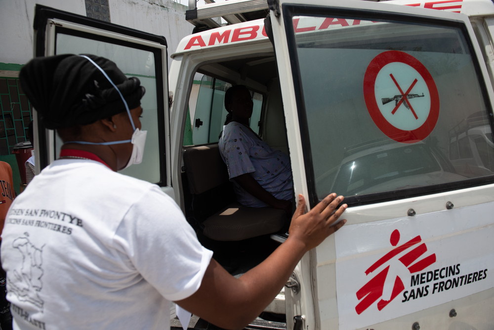 Ambulancia en Haití, 2022