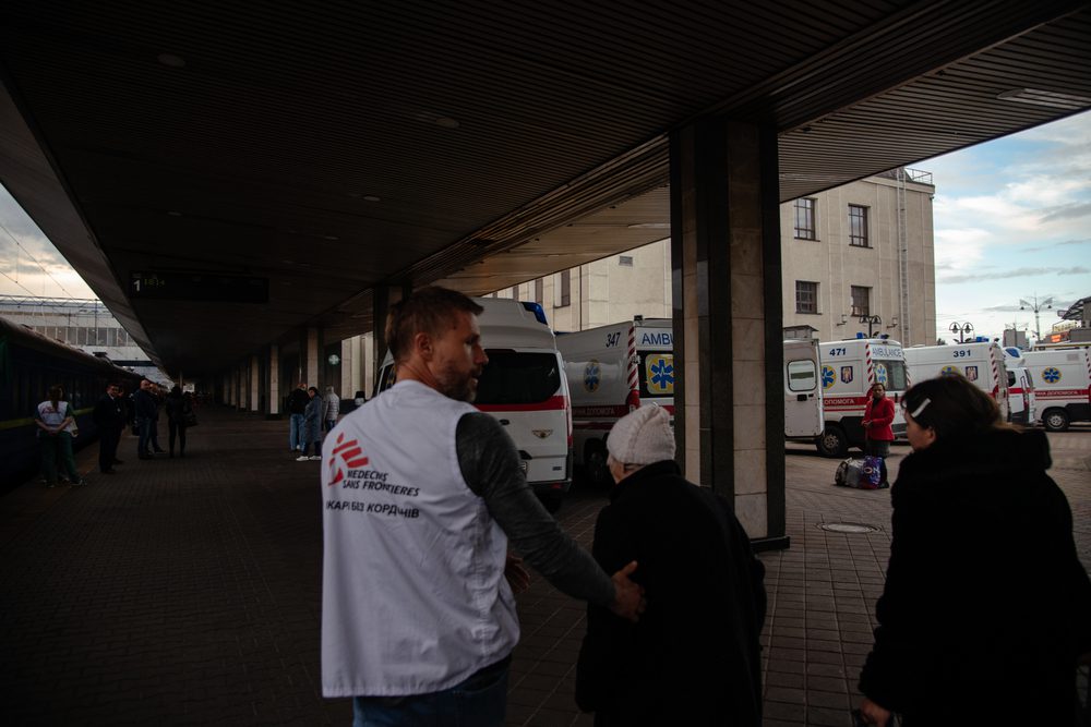 Tren medicalizado de MSF en Ucrania