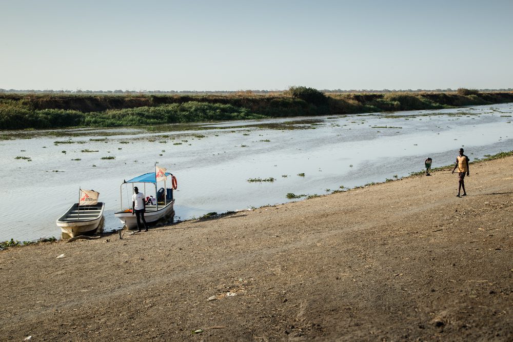 El río Sobat, en Ulang, Sudán del Sur