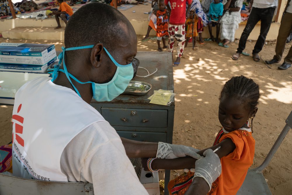 MSF en una campaña de vacunación contra el sarampión en Timbuktu