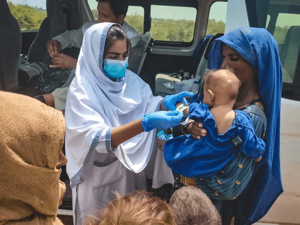 En Baluchistán, Akeela, formó parte de los equipos de MSF que respondieron a la emergencia por inindaciones.