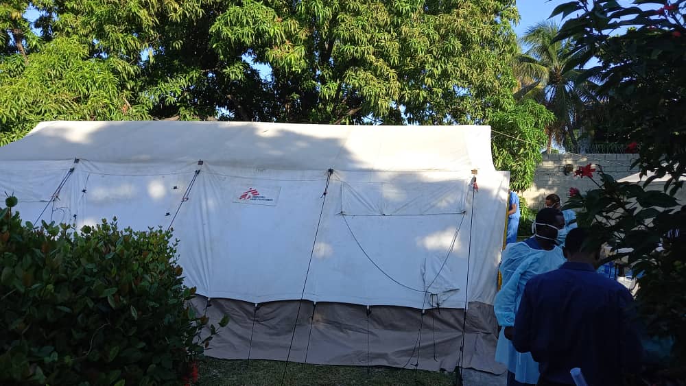 MSF responde al resurgimiento de cólera en Haití 2022