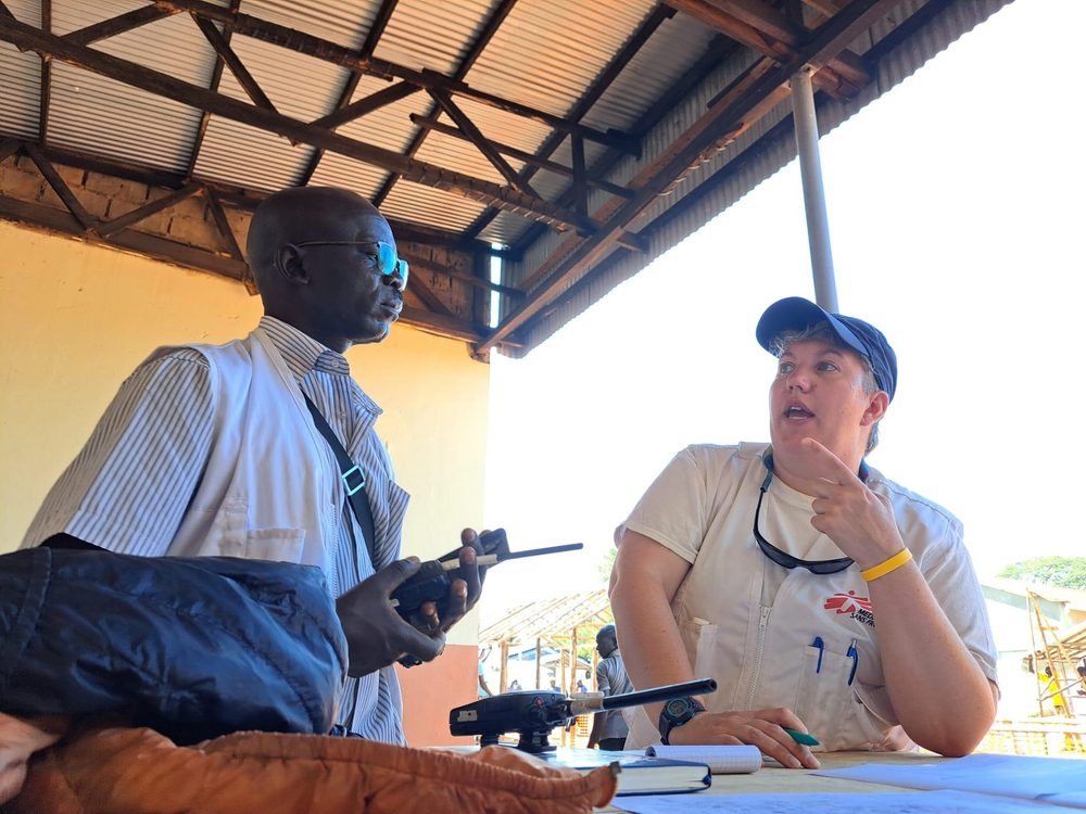 Construction of the second Ebola treatment center by MSF teams.  October 2022