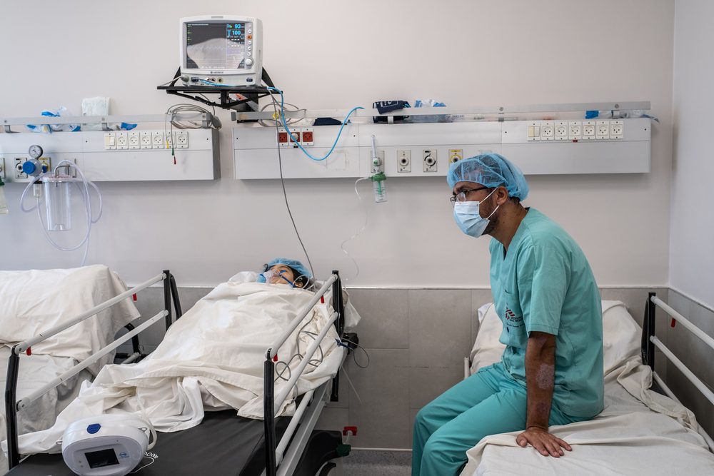 MSF brinda tratamiento a las lesiones infantiles en Gaza 