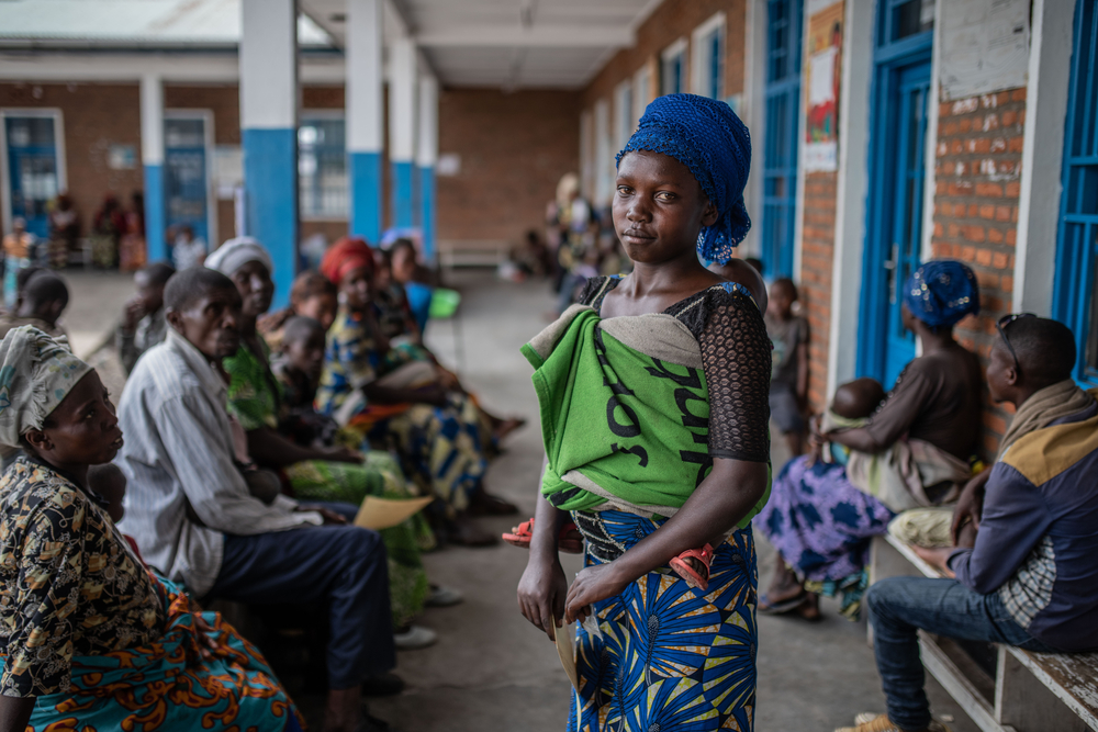 MSF brinda asistencia medico humanitaria a la población desplazada a las afueras de Goma