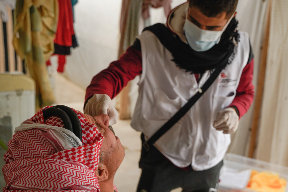 MSF apoya al Ministerio de salud en la aplicación de vacunas contra el cólera en Líbano