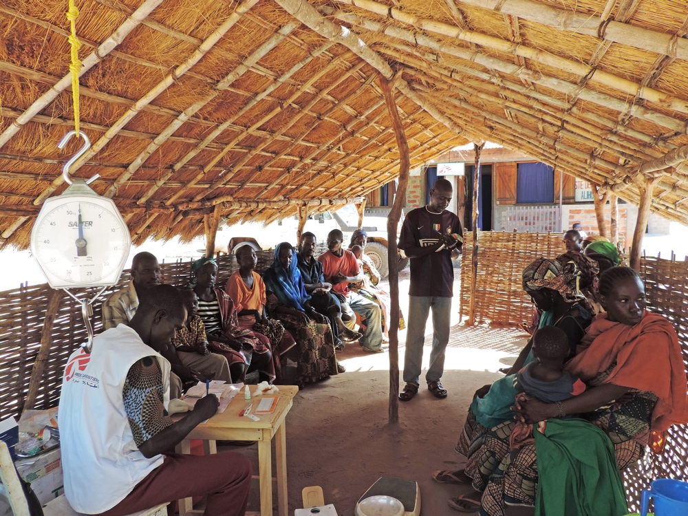 Los equipos de MSF de Kabo organizan clínicas móviles en Kabo, RCA
