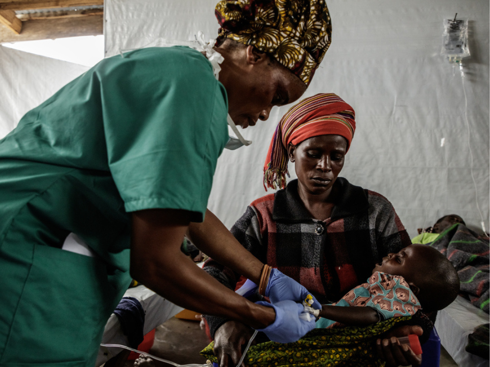 MSF brinda atención a pacientes de cólera en Munigi