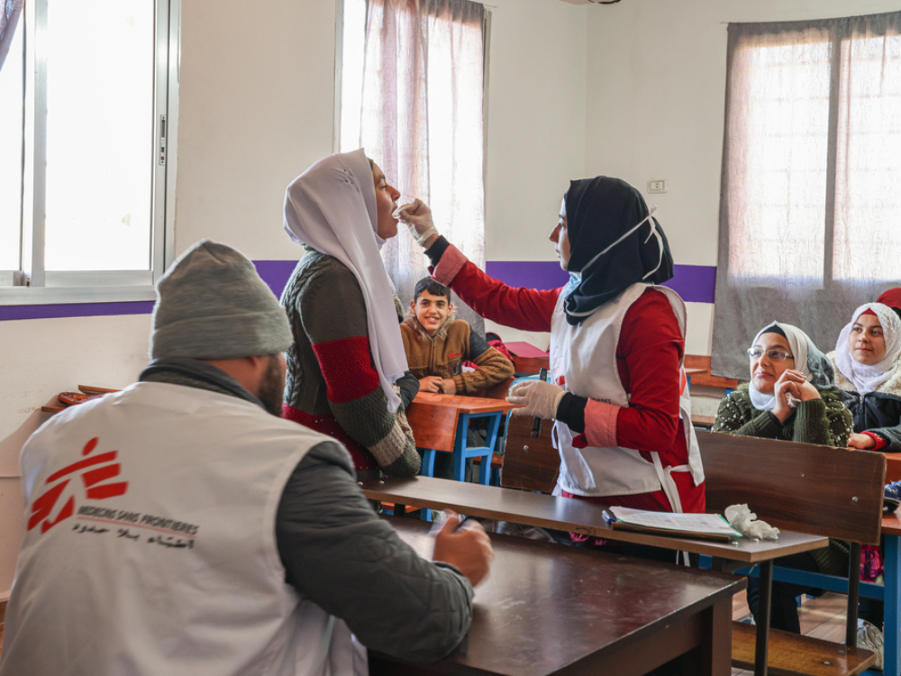 MSF responde al brote de cólera en Líbano