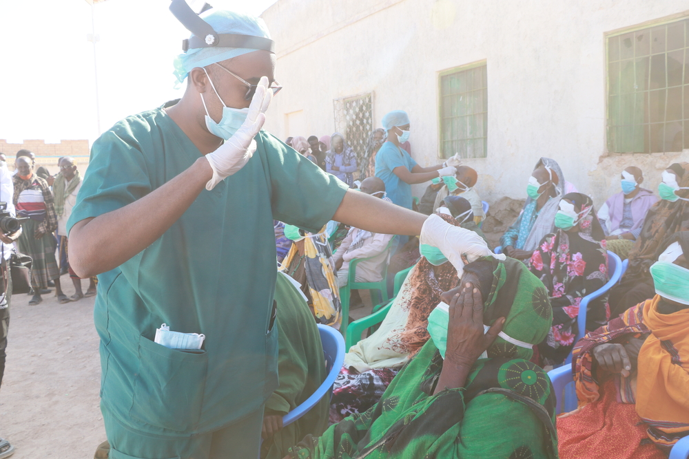 MSF organiza campamentos oftalmológicos en Somalia