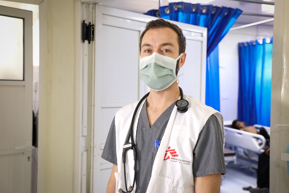 Matt Cloutier, médico de MSF, en Yemen