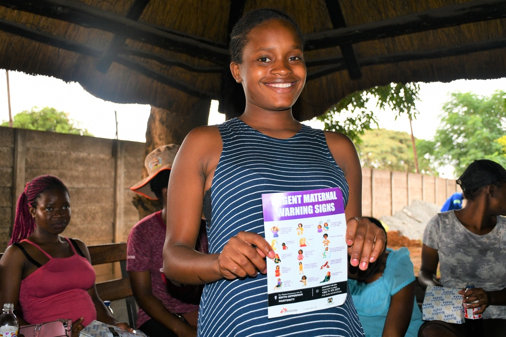 MSF puso en marcha un proyecto que brinda apoyo a madres adolescentes en Mbare, Zimbabue