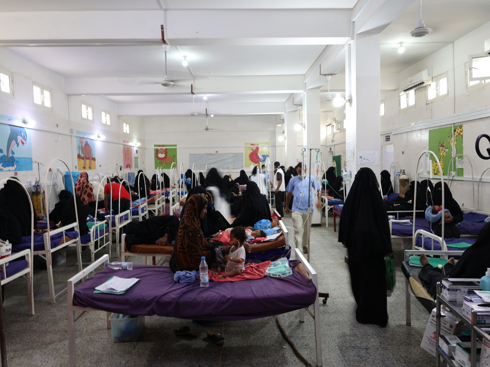 Una sala de tratamiento de la desnutrición. Médicos Sin Fronteras, Yemen 2022