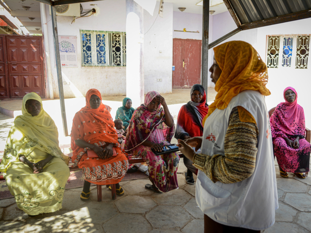 El equipo de trabajadores de salud comunitarios de MSF, son un salvavidas para las comunidades en El Geneina