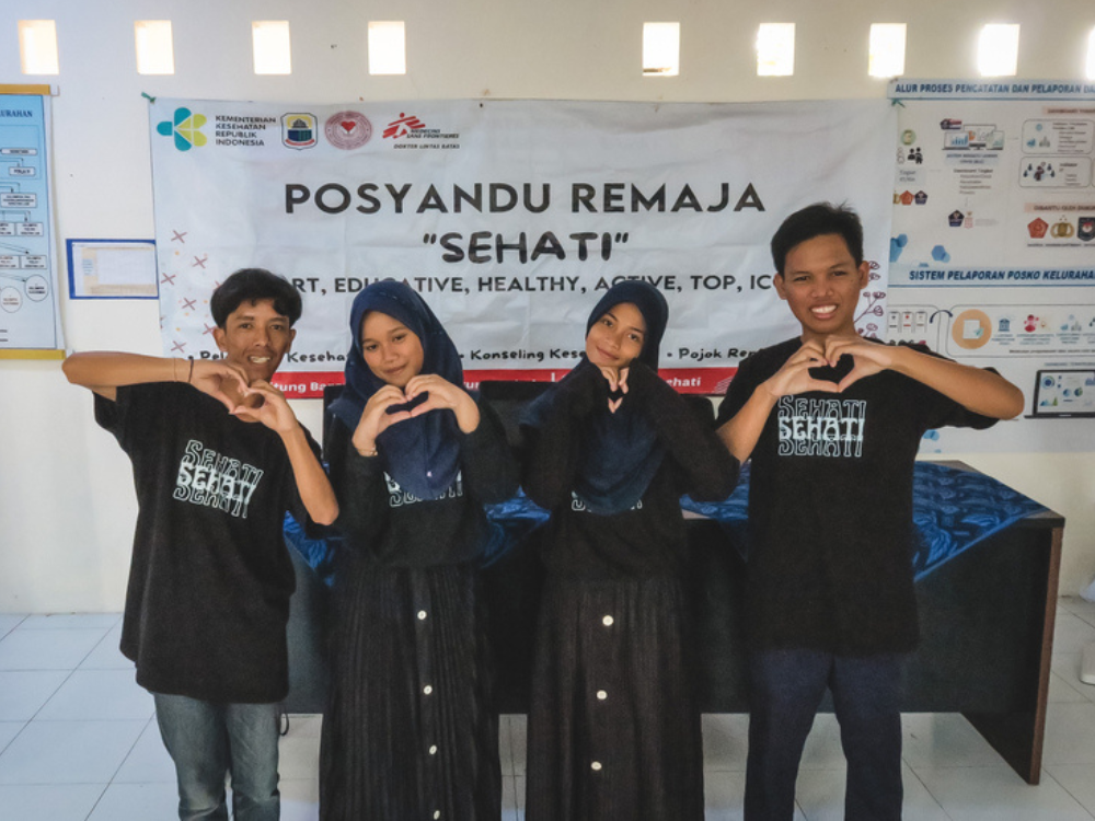 MSF entrega su proyecto de salud para adolescentes a las autoridades locales de Indonesia